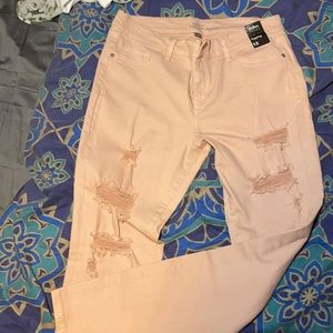 New York & Co. light pink jeans
